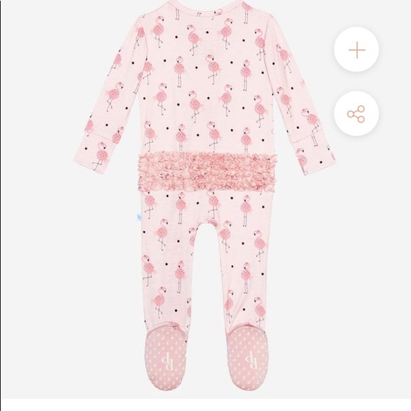 Posh peanut Frida footed zipped onesie. - Picture 2 of 2